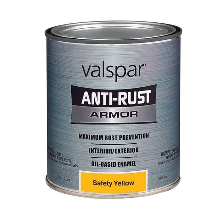 VALSPAR Paint Rst Obs Safety Yellow Qt 21845
